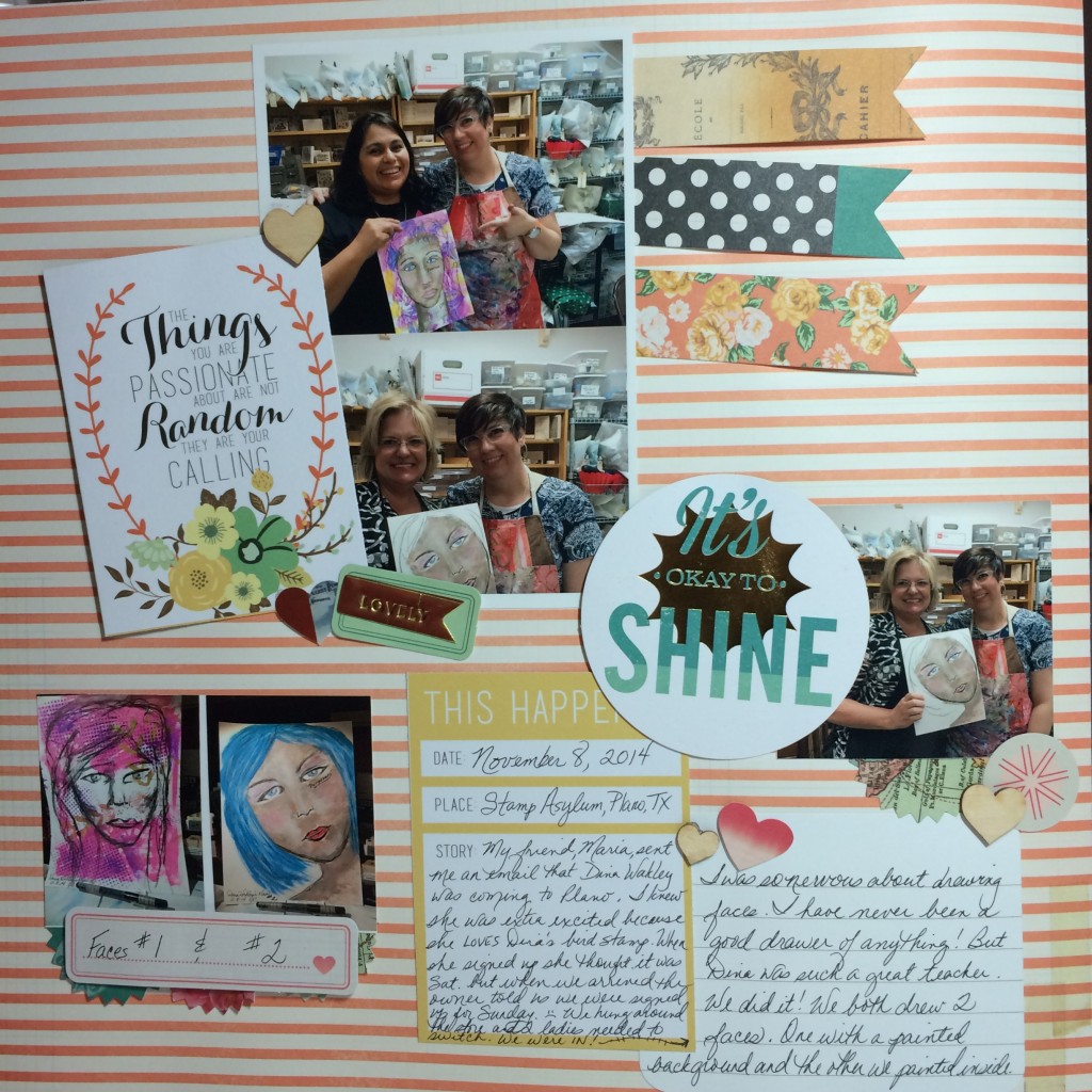 Jeanette Collins art layout