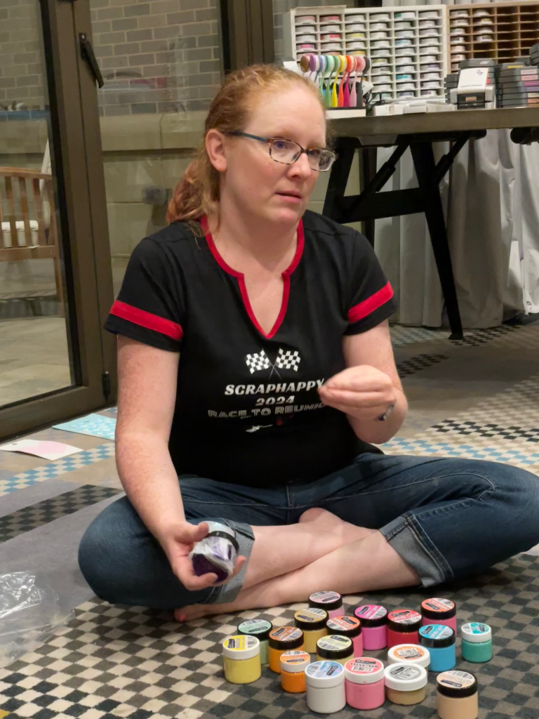 Sara Scraps teaches pastes