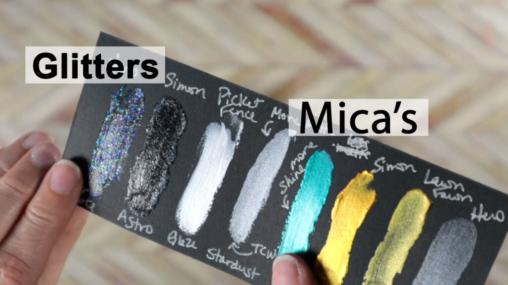 Glitter vs mica