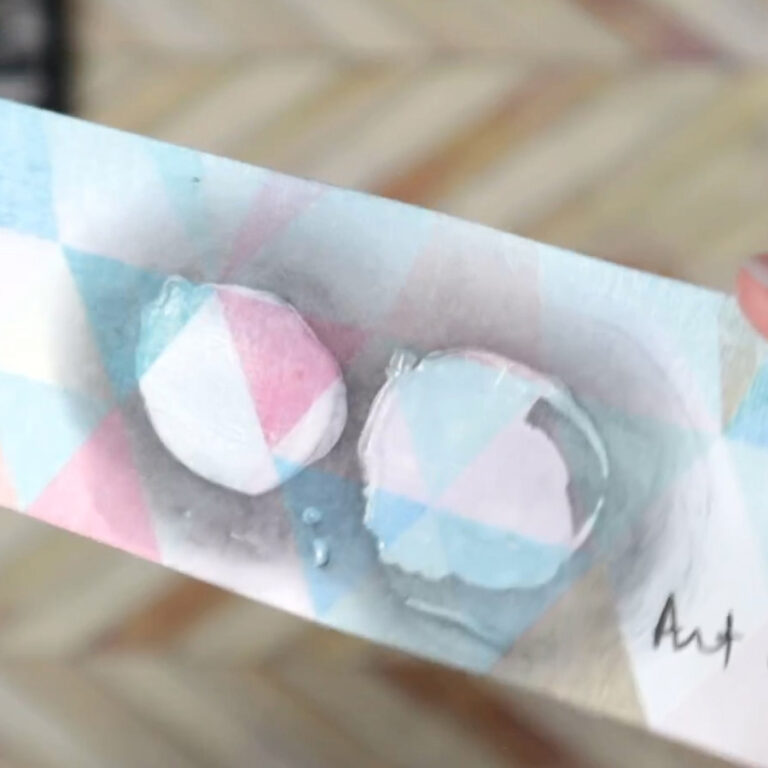 Glue ink resist