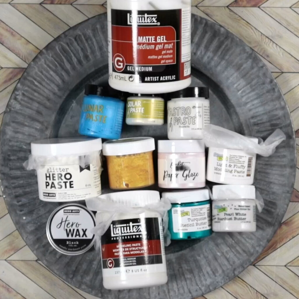 Jars of paste