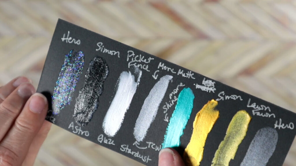 Paste swatches