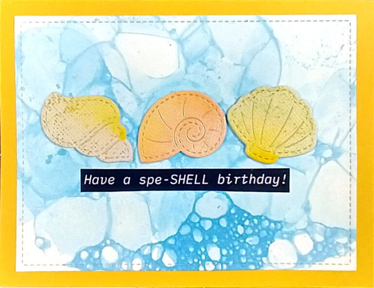 Seashells card