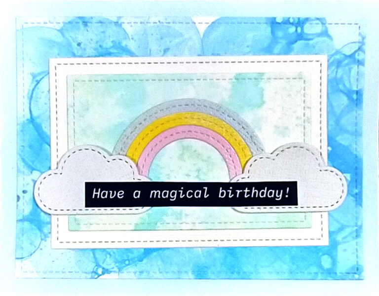 Rainbow card