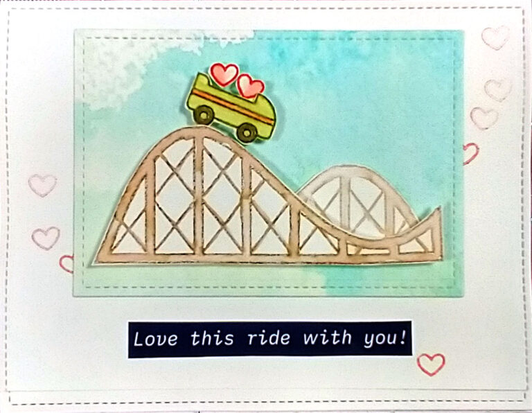 Rollercoaster card
