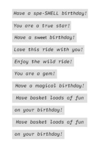 Sentiment strips to download.