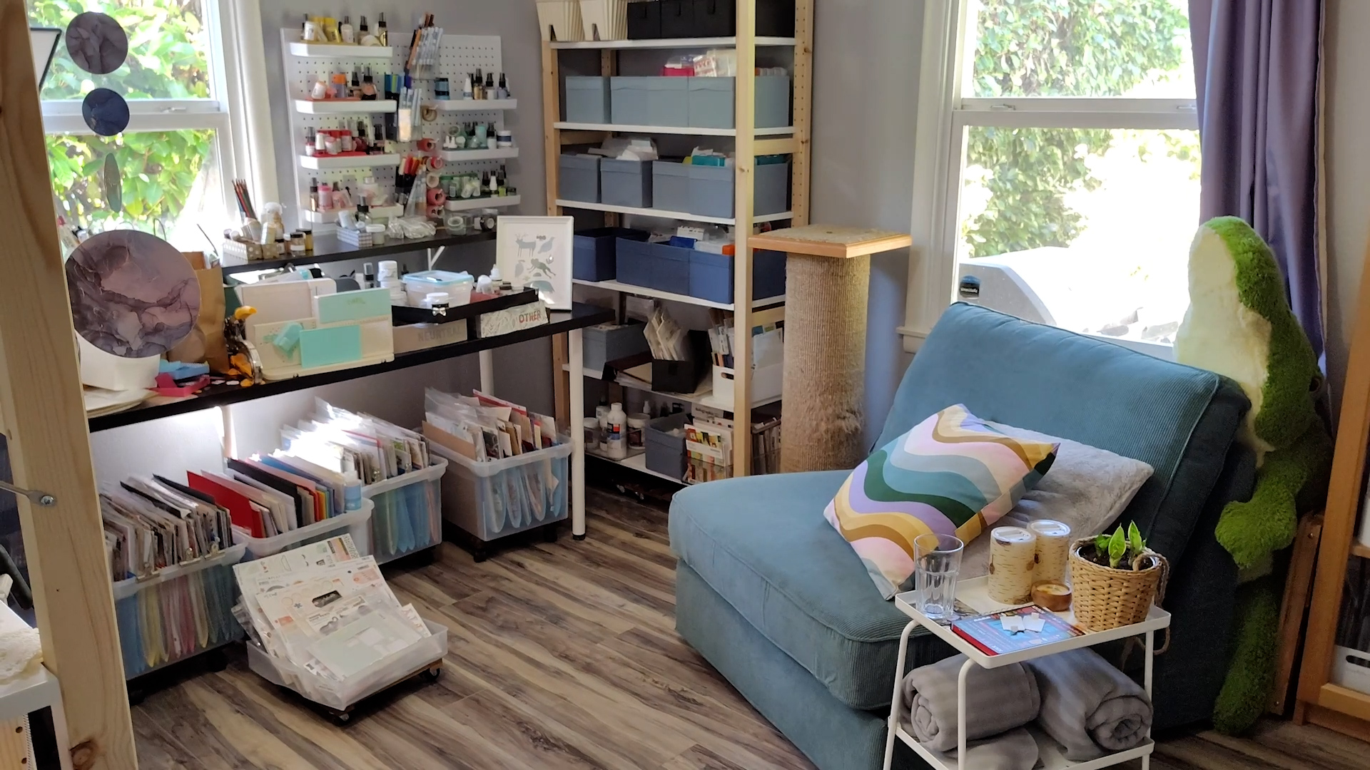 Craft Room reorganization, almost done.