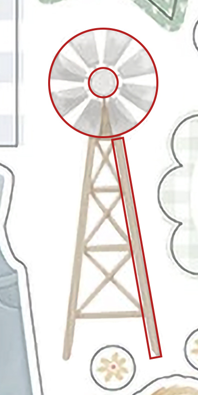 Seeing the shapes that make a windmill