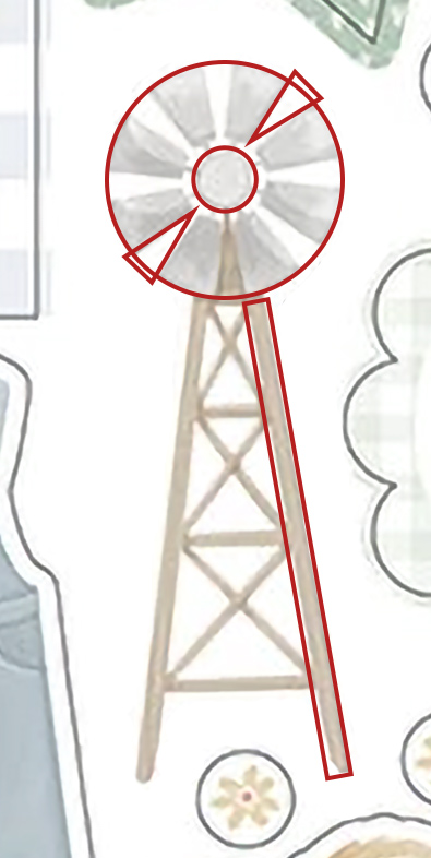 Seeing negative space in an image.