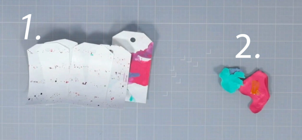 The bonus projects are tags and paint splotches.