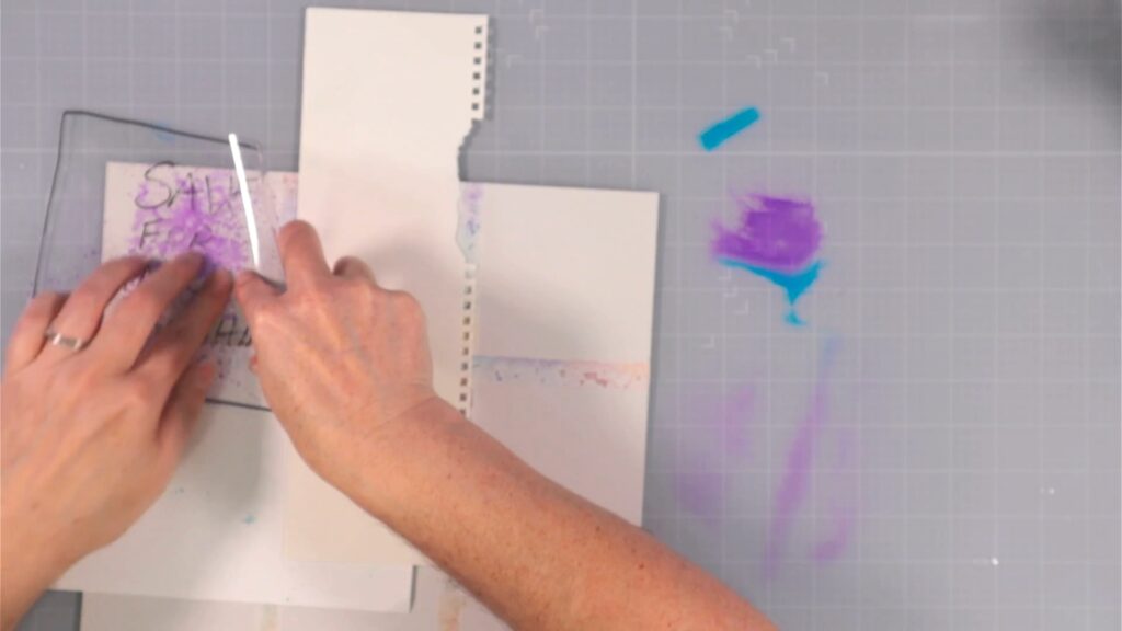 Ink smooshing technique